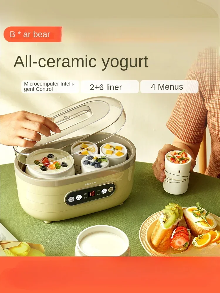 220V Mini Yogurt Maker with Multiple Functions for Natto, Rice Wine and Pickles Fermentation