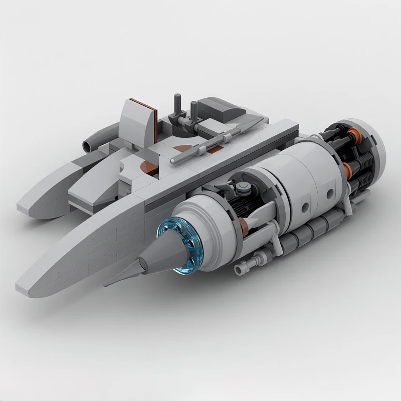 185 PCS Space War Model Custom Racing Speeder #3 MOC Customize Modular Building Block Technology Popular DIY Assembly Toy Gift