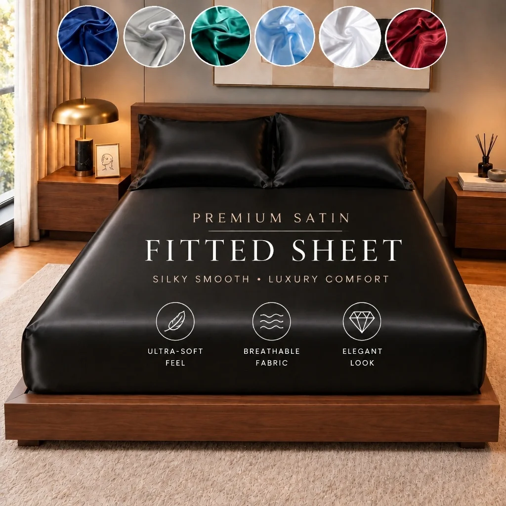 Luxury Solid Color Mattress Protector, Soft Skin-Friendly Bed Cover, All Season Bedding Protector for Bedroom Guest Room, Multiple Optional Colors & Sizes,
