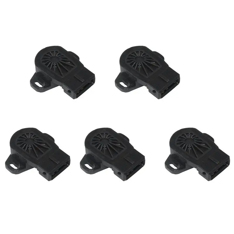 Simple 5X New Position TPS Sensor Fit For Lancer 03-06 2.0L MD628074 Black 5