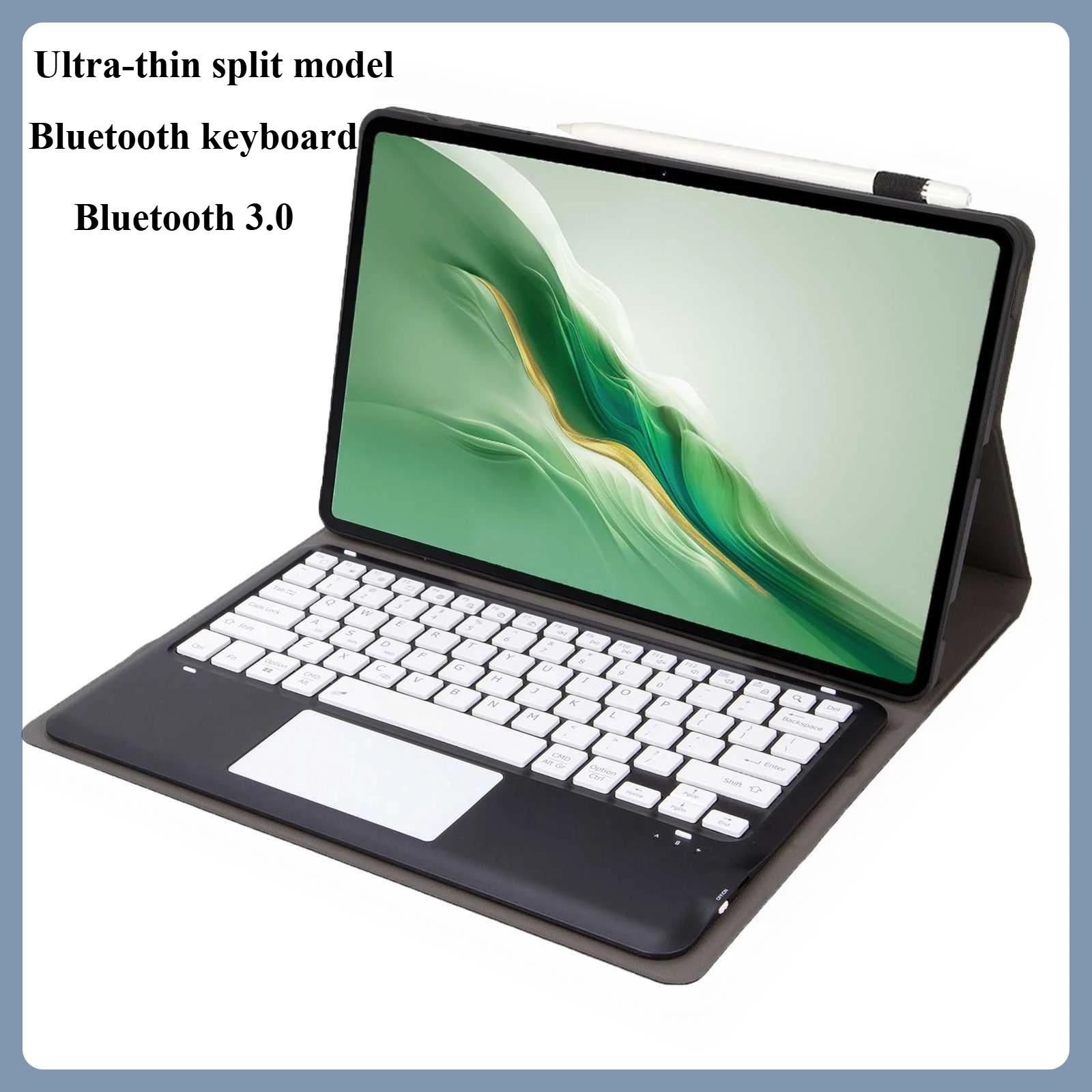 

Чехол с подсветкой сенсорной панели и клавиатурой для Huawei MagicPad 2 12,3 13 дюймов Honor Pad GT Pro 12,3 9 8 V8 Pro, чехол для планшета с клавиатурой Funda