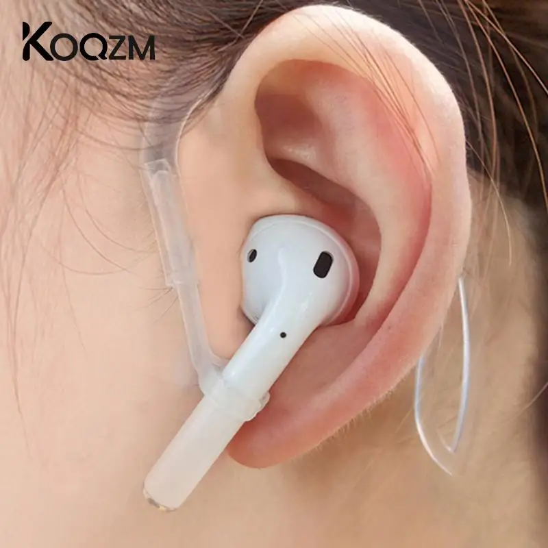 1Pair Wireless Bluetooth Earphone Earpods Ear Hooks Holder Small and Light Earphone Anti-slip Headphone Accessories For Air Pods