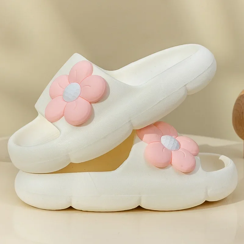 Girls Shoes Children Garden Girls Shoes Simple Cute Flower Beach Slippers Babies Summer Slippers Soft Kids Outdoor Slipper