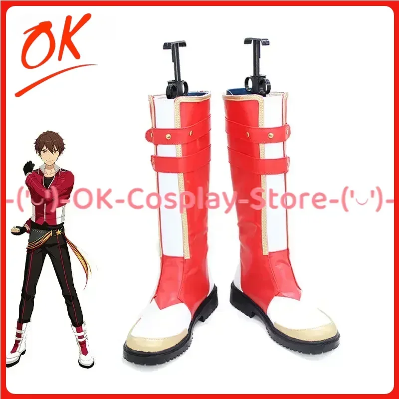[Customized Size] Ensemble Stars Chiaki Morisawa Cosplay Shoes Game Roleplay Costume Halloween Carnival Party Boots PU Leather