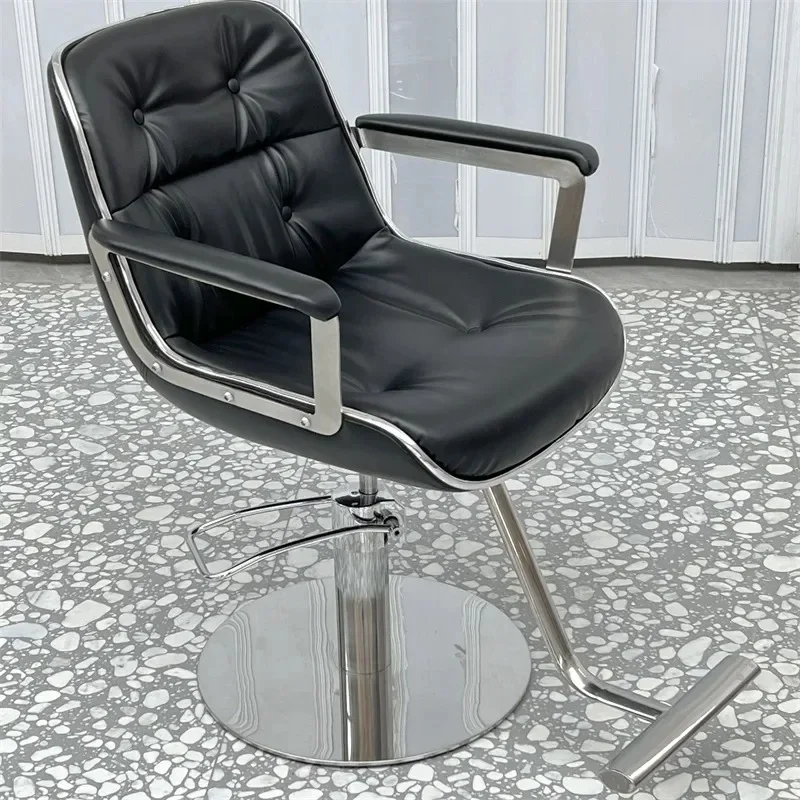 

Nordic Luxury Barber Chair Aesthetic Unique Personalized Simple Hairdresser Chair Ergonomic Salon Kapperstoel Hair Furniture