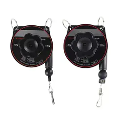 Retractable Spring Balancer Tool with Adjustable Tension, Assembly Durable Hanging Line Accessory for Auto Repairs Maintenance