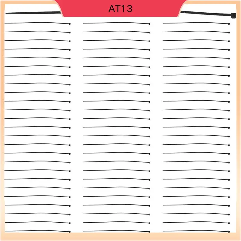 

AT13 2000 X Thin Black Cable Tidy Ties Zip Ties Cord Strap Wrap 200Mm X 3Mm