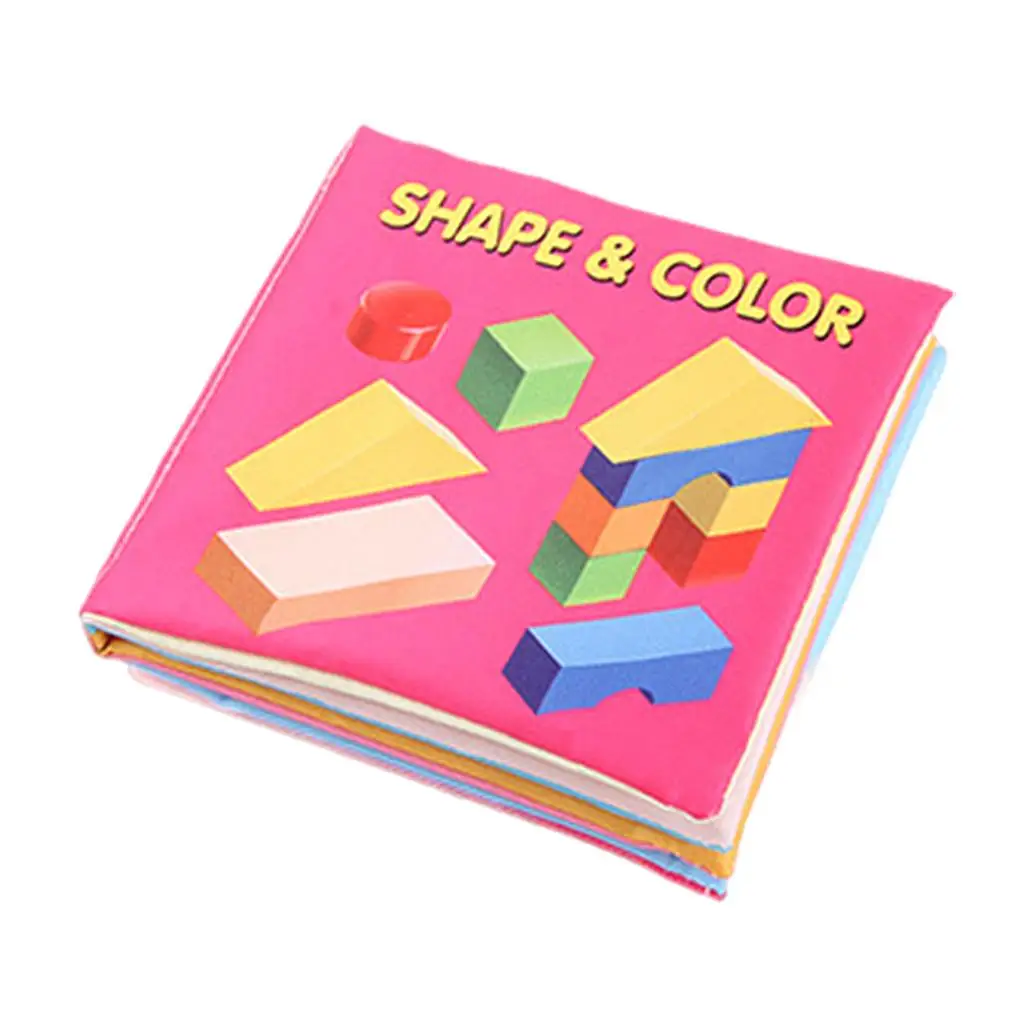 Cartoon Soft Cloth Books Rattle Book My First Soft Books for Outdoor 0-24 Months Infant