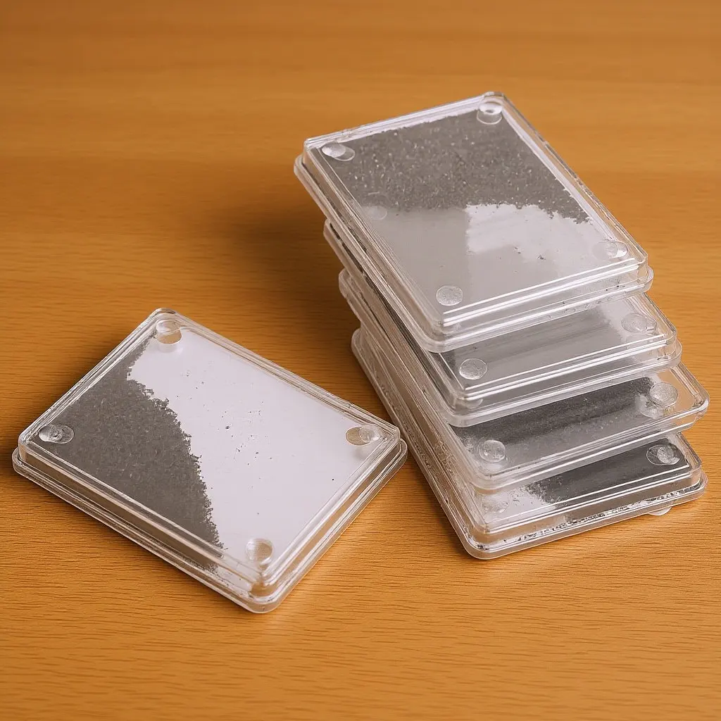 

5Pcs Iron Filings Magnetic Field Demo Kit for Physics Labs Science Education Magnetic Powder Visualization Tool Classroom