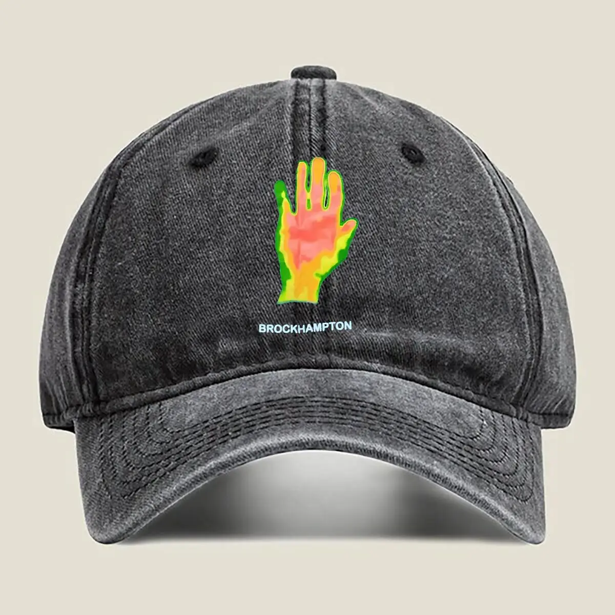 

Thermal Hand — мытая бейсболка с графическим рисунком в стиле Sci-Fi