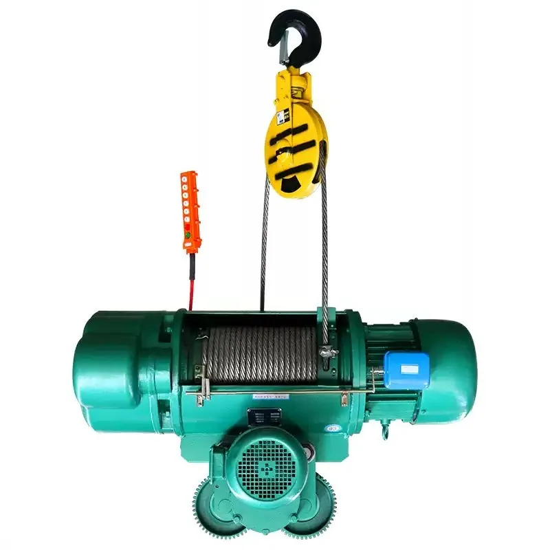 1pcs CD type 380V steel wire rope electric hoist lifting crane overhead crane electric hoist