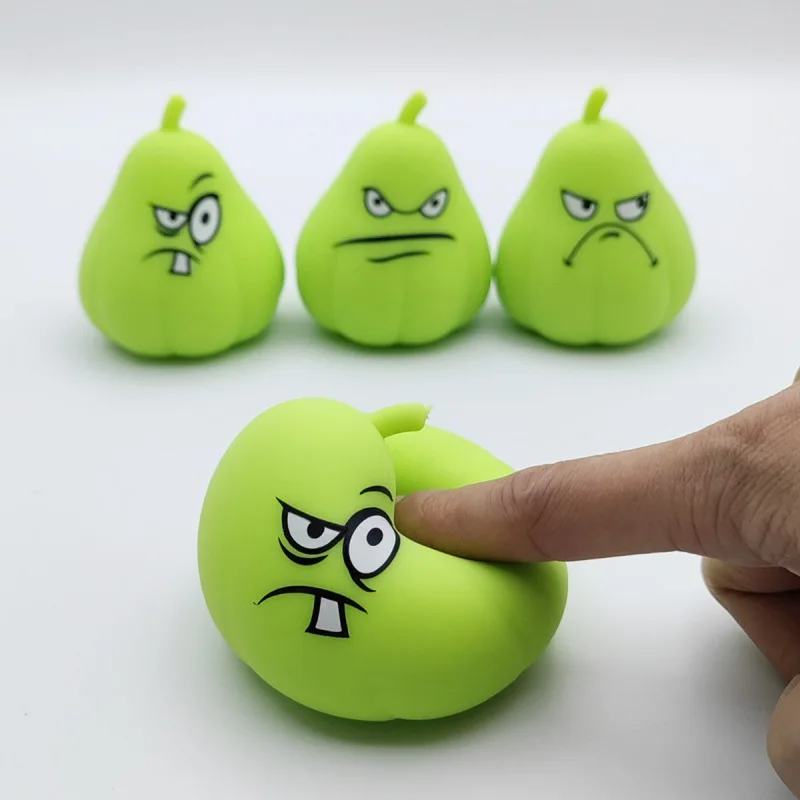 Nuevos niños o adultos creativo japonés melón alivio del estrés Wogua pellizco música liberador pelota de juguete
