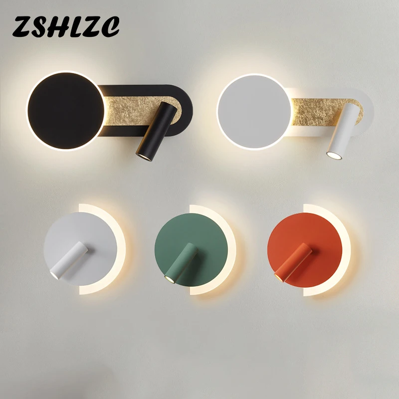 

Modern Indoor Led Wall Light for Bedside Spotlight LED Lighting Bedroom Living Room Home Decoration Wall Lamp Aisle Corridor