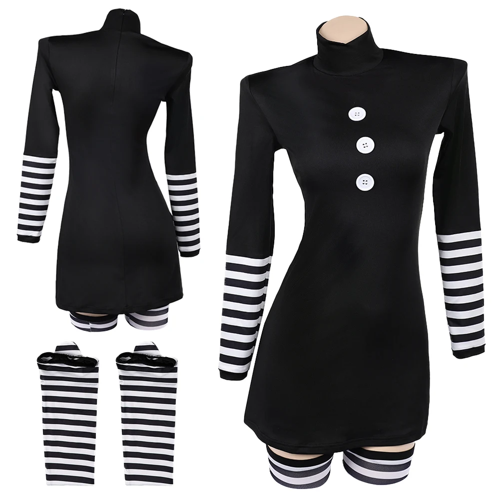 Horror Game Freddy Bear Nightmarionne Cosplay Fantasy Clothing Women Costume Disguise Halloween Adult Female Party Outfits