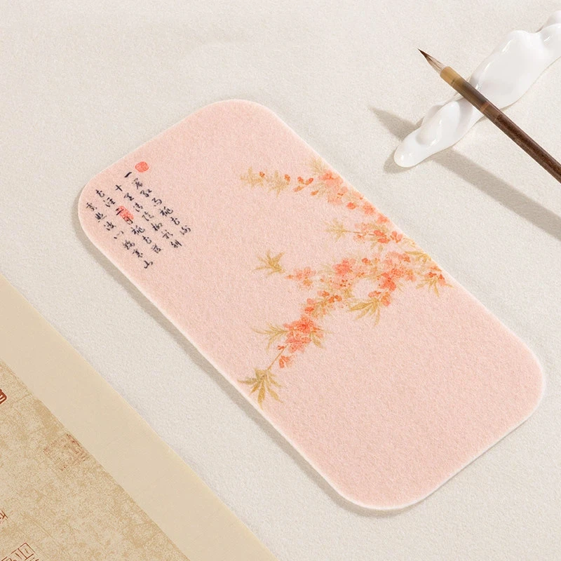 Calligraphy Arm Rest Pad Writing Elbow Cushion Soft Desk Arm Support Pad Mat Calligraphy Practice Chinese Brush Calligraphy Felt