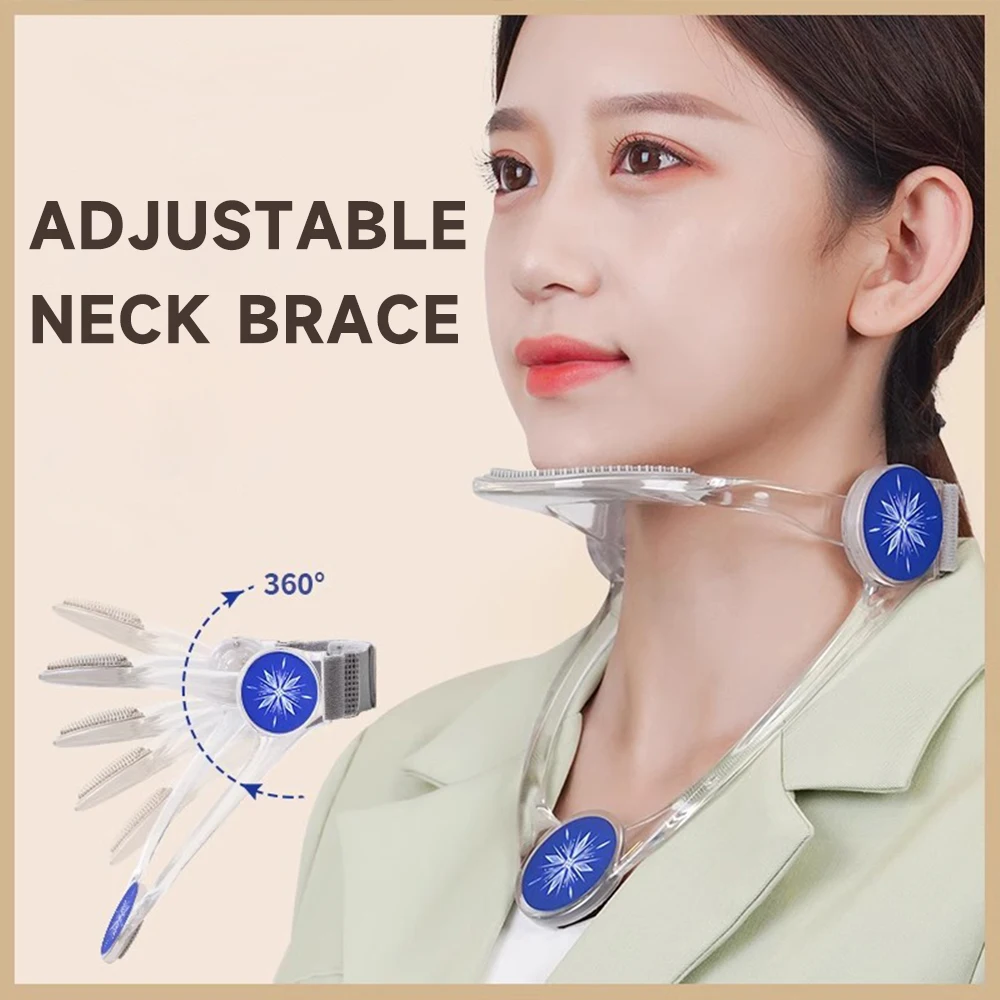 Posture Corrector Cervical Collar Neck Brace Adjustable Cervical Traction Device Cervical Neck Braces Health Care Neck