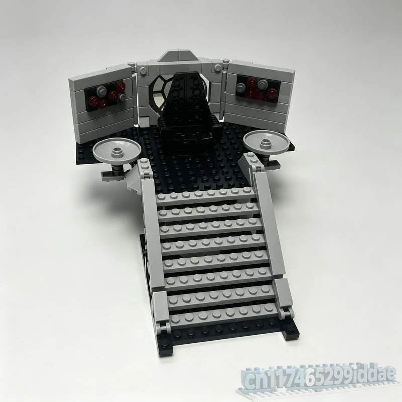 216PCS Sci-Fi Throne Room Palace MOC Model Custom Puzzle DIY Blocks Assembly Educational Toy Gifts Creative Display Collection