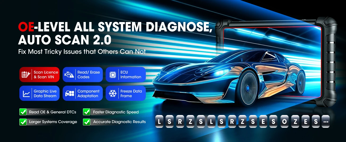 Autel Scanner MaxiPRO MP900TS, Top TPMS & ECU-Codierung wie MS906 Pro-TS | 8-Zoll MP900-TS Bidirektionales Diagnosegerät, 3000+ Tests, 40+ Servicefunktionen, Erweitertes Modell von MaxiSYS MS906 PRO MP900BT MK900TS, Auto Scan 2.0, OS11.0 – Detail 11