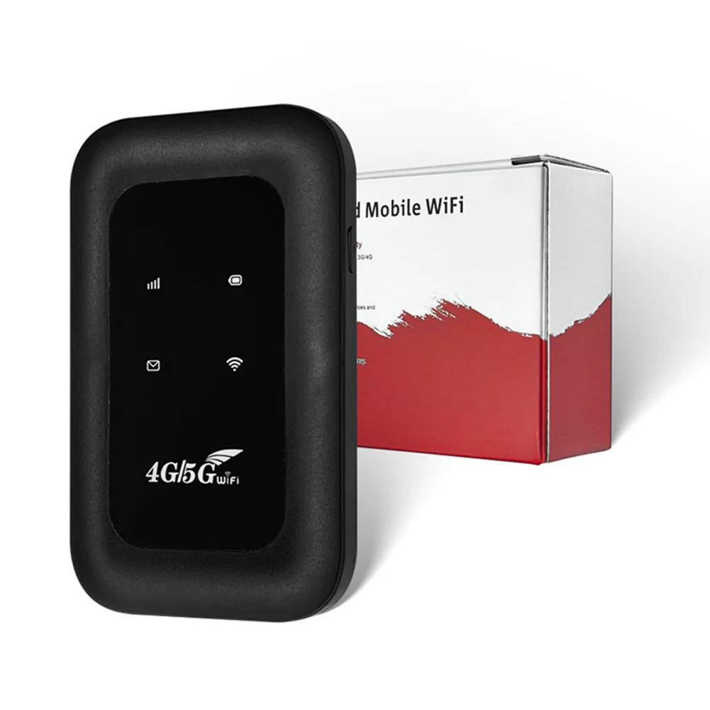 

Портативный Wi-Fi-модем 4G LTE со слотом для SIM-карты Высокоскоростная мобильная точка доступа Wi-Fi Беспроводная связь для автофургона Путешествия Отдых Кемпинг Удаленная зона