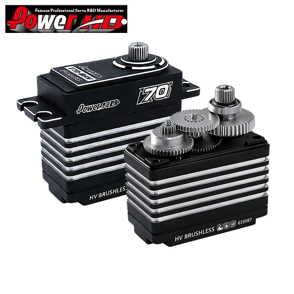 Power HD PowerHD T70-BHV T70BHV 6-8.4V 70kg Steel Gear Brushless Servo
