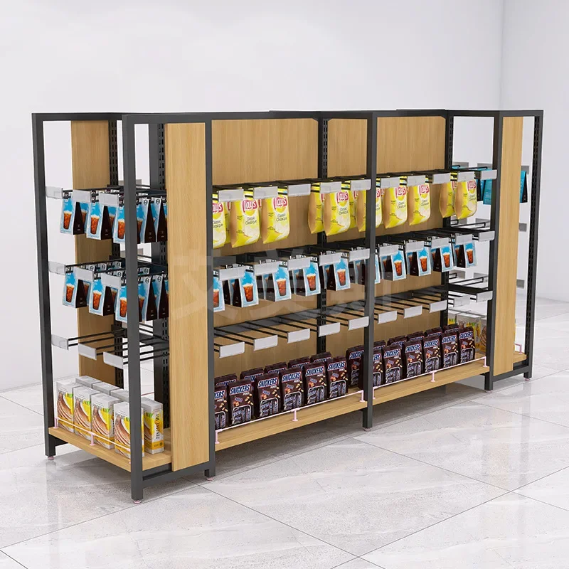 Supermarket shelves, convenience stores, snacks, stationery stores, display shelves, fruit mother and baby stores