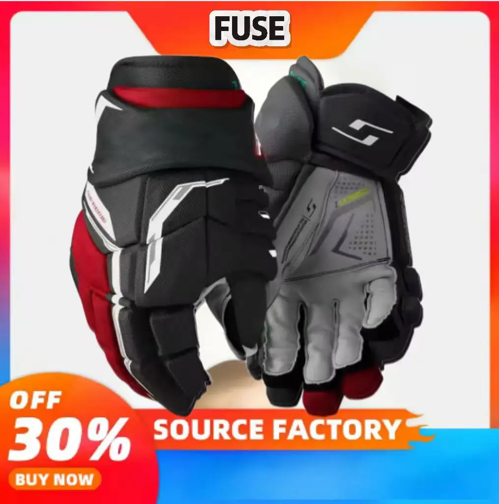 Top Hockey Gloves 12in 13in 14in With Hand Grips In Many Colors Low Price Flylite Fuse Ice Hockey  Gloves In Stock For Players