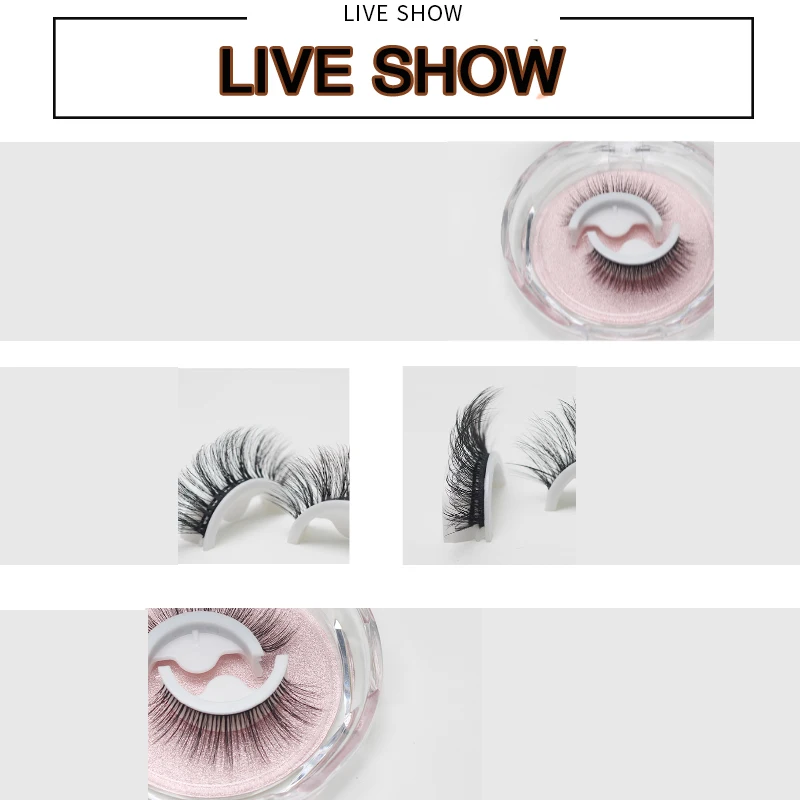 Pestañas postizas de alta calidad, pestañas mejoradas en forma de U, tallo transparente, pestañas naturales suaves, herramientas de maquillaje