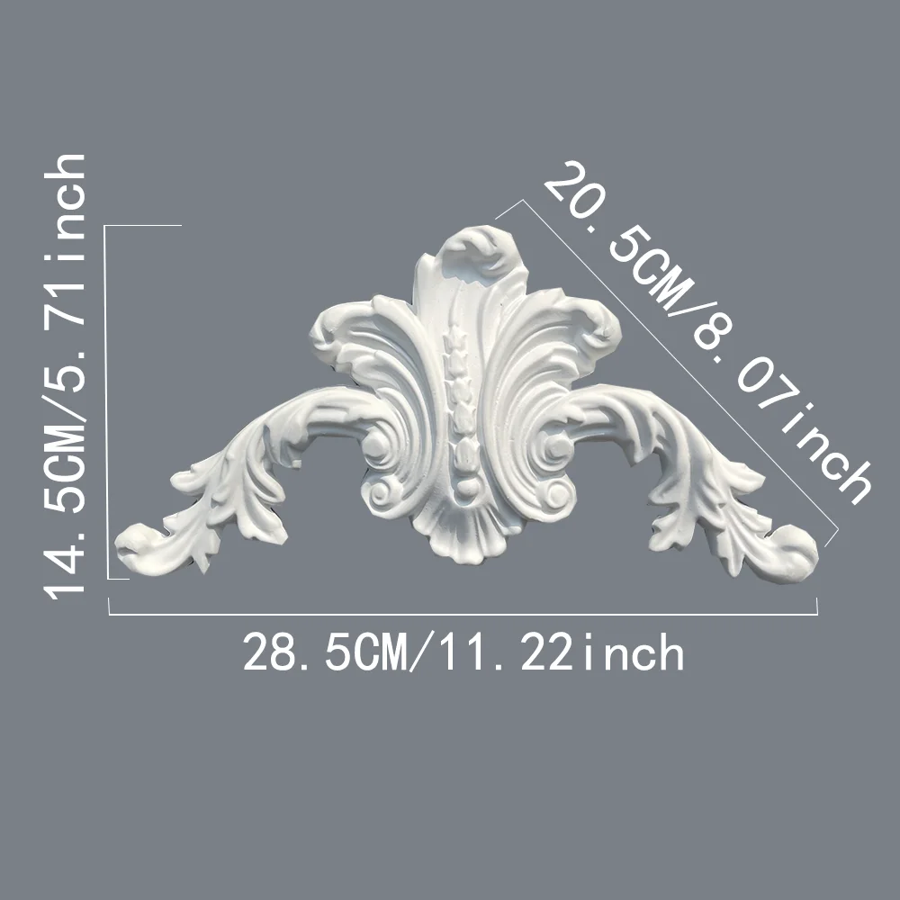 Floral Home Decor Wall Profile Frame Gypsum Corner Decorative Flower Lines Jointed Gypsum Material for Background