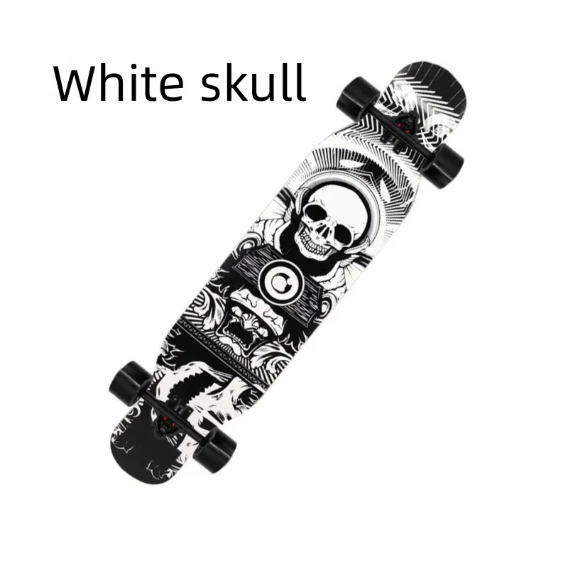 Freestyle Dancing Longboard 42in Double Kick Complete Skateboard All-around Street Cruiser for Beginner Adults Female Male