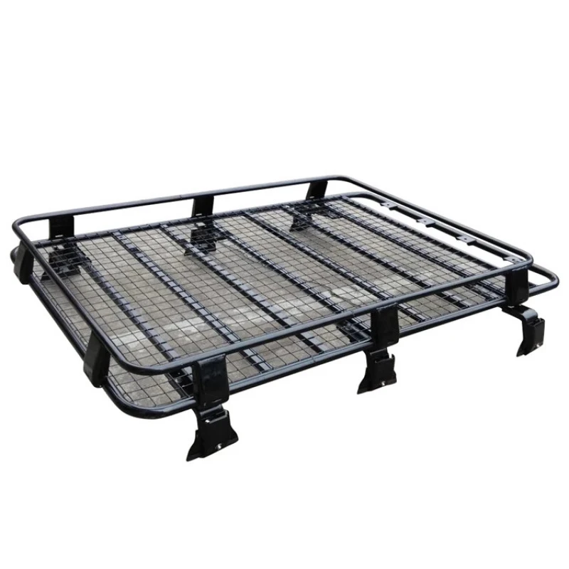 1.8*1.25m Steel Universal Car Roof Racks Heavy Duty Luggage Basket Perfect Fit SUV Fj75 Fj79 Fj80 Fj90 Pajero Models - view 5
