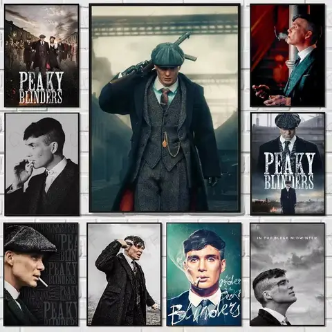 Peaky Blinders Movie Poster Art Canvas Painting per la casa, soggiorno, camera da letto, bar, decorazione estetica