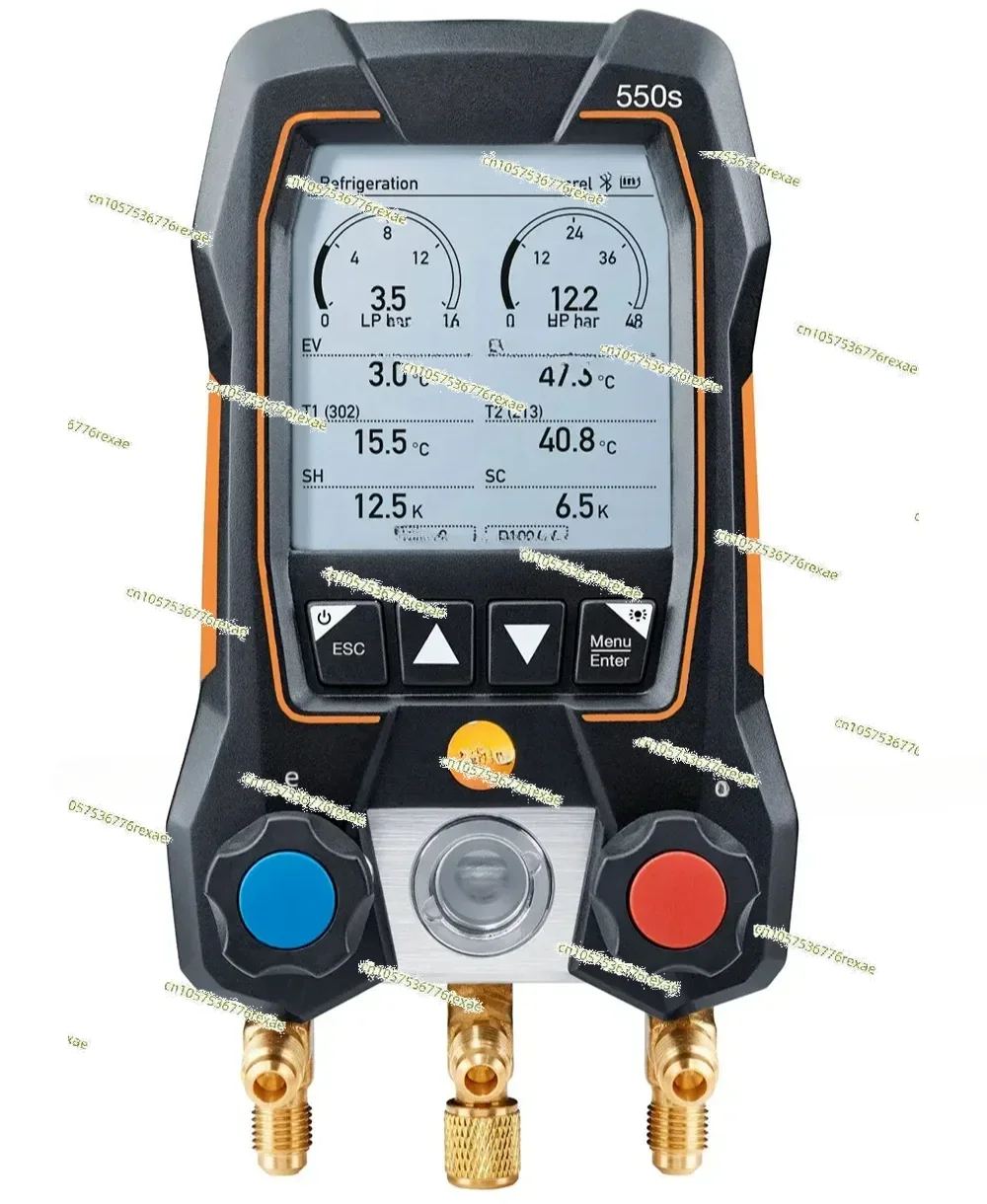 Intelligent Digital Manifold with Bluetooth and Bidirectional Valve Group with Fixed Cable Clamp Temperature Probe  550s