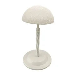 Threaded Mushroom Wig Stand Lifted and Lowered 30-48cm Wig Stand with Lace Head Model Wig Hat Hair Display Stand Holder