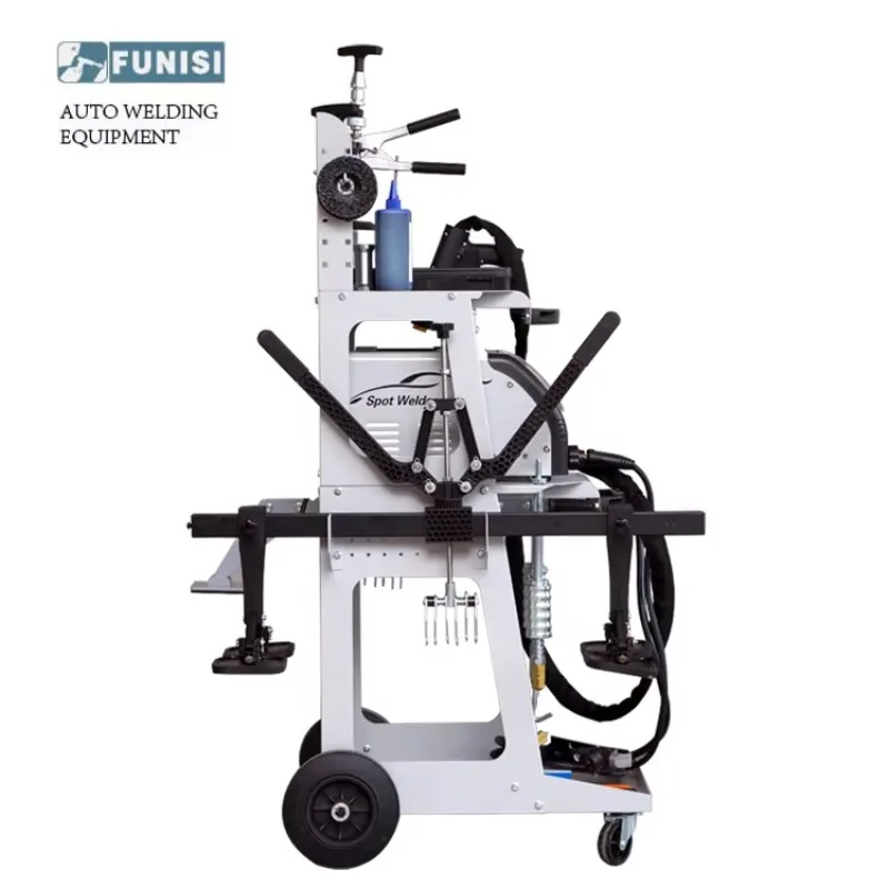 F90ES5 Steel Auto Body Repair Equipment Dent Puller Machine For Workshop With Refine Gun view 6