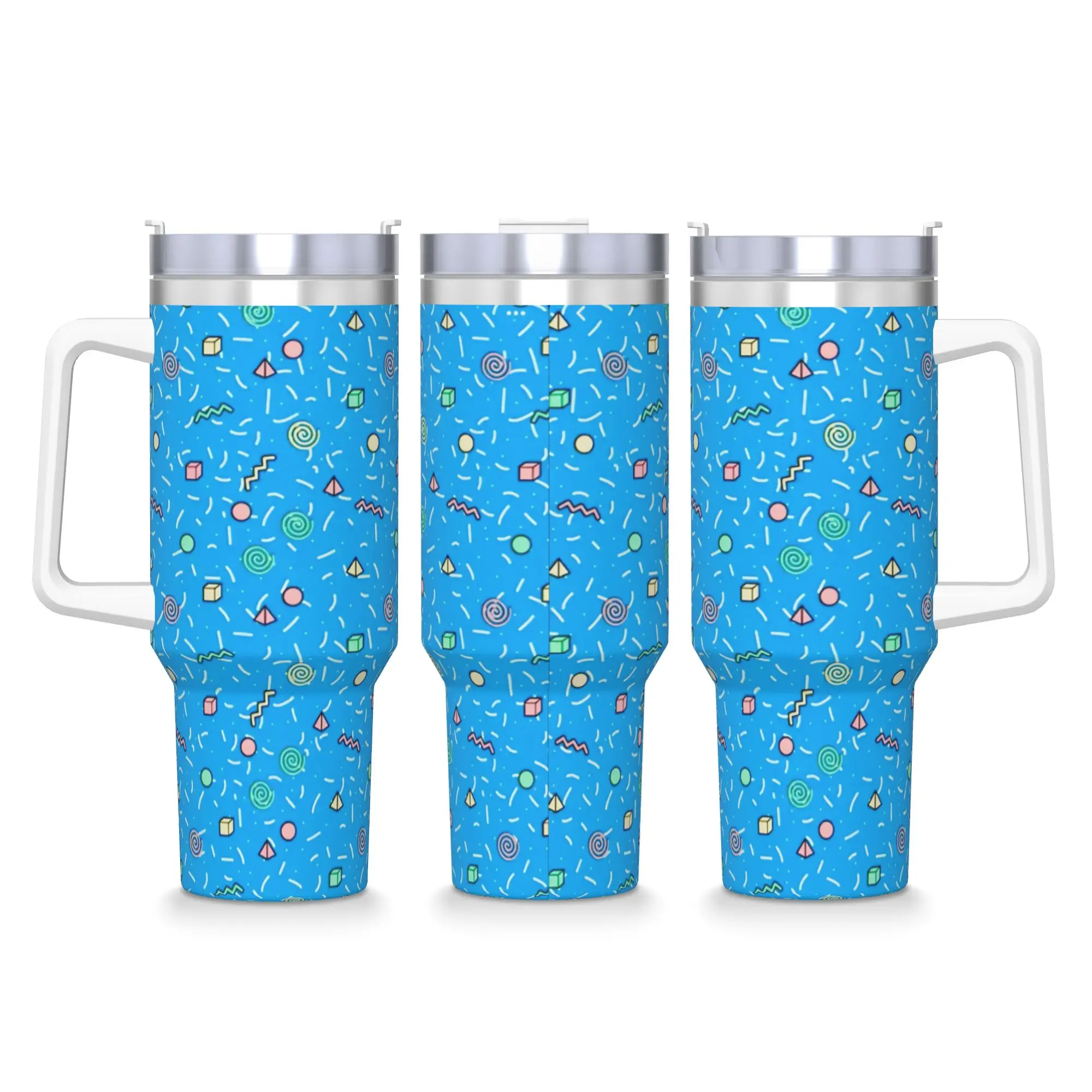 

R-Rugrats Blue Background Print Stainless Steel Tumbler Driving Mugs Cup 40oz Coffee Mug Portable Drink Milk Tea Water Bottle