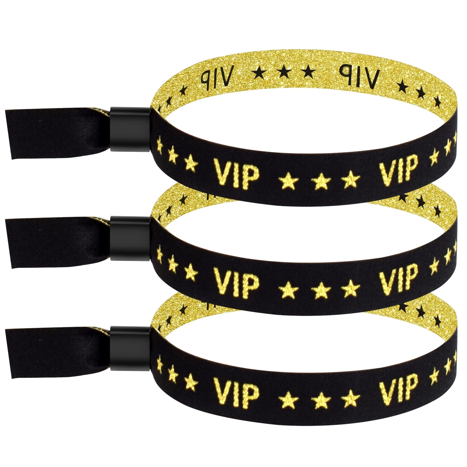 10/30/50/70/100pcs VIP Wristbands Adjustable Armbands Reusable Bracelets for Party, Wedding, Festival, Concert, Exhibition - afbeelding 1