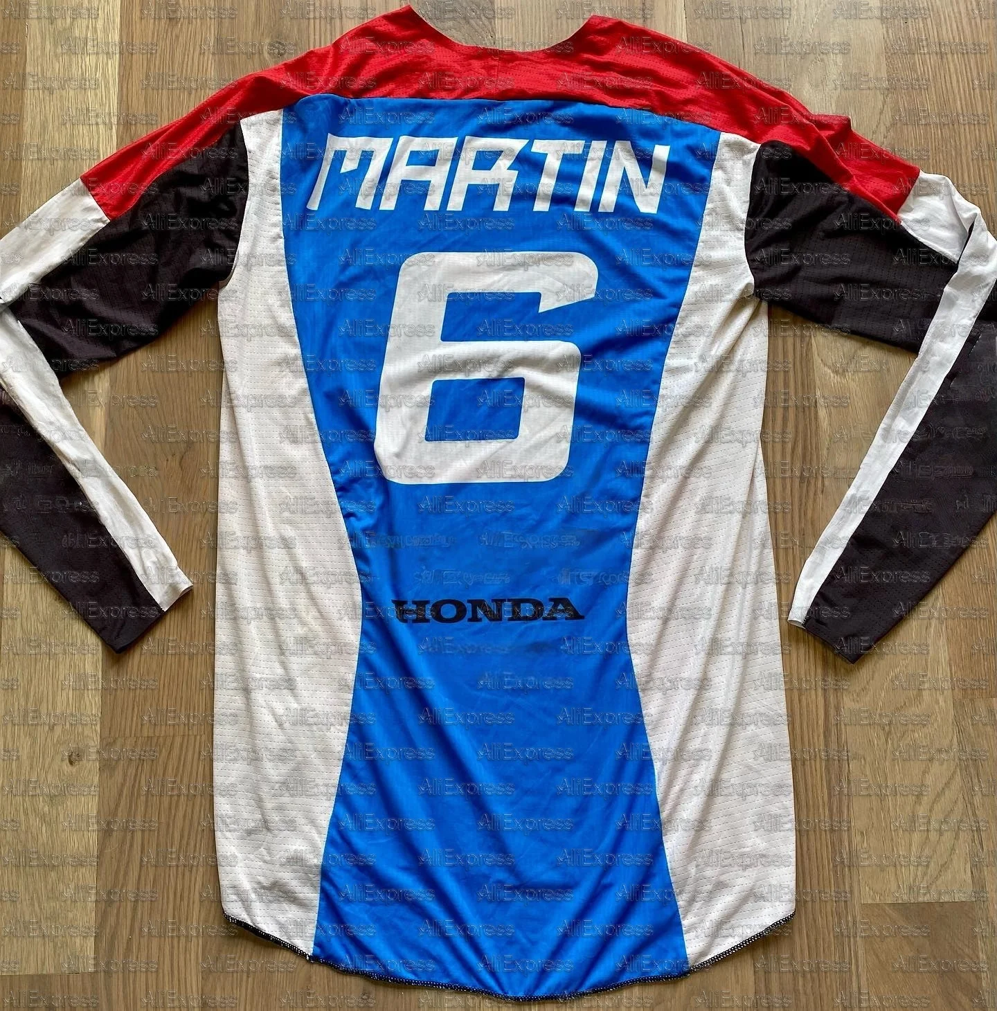 هوندا سوبر موتوكروس سباق قميص الرجال كريج شيمودر لورانس مارتن المشجعين طويلة الأكمام دراجة نارية تي شيرت الرجعية التجفيف السريع #4