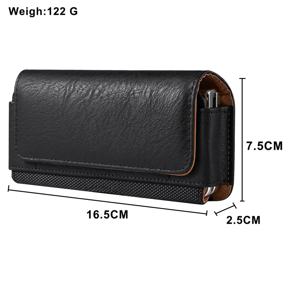 Universal Retro Leather Belt Clip Holster Case for Samsung Galaxy Z Fold 3 4 5 Zfold Magnetic Waist Bag Phone Pouch Cover