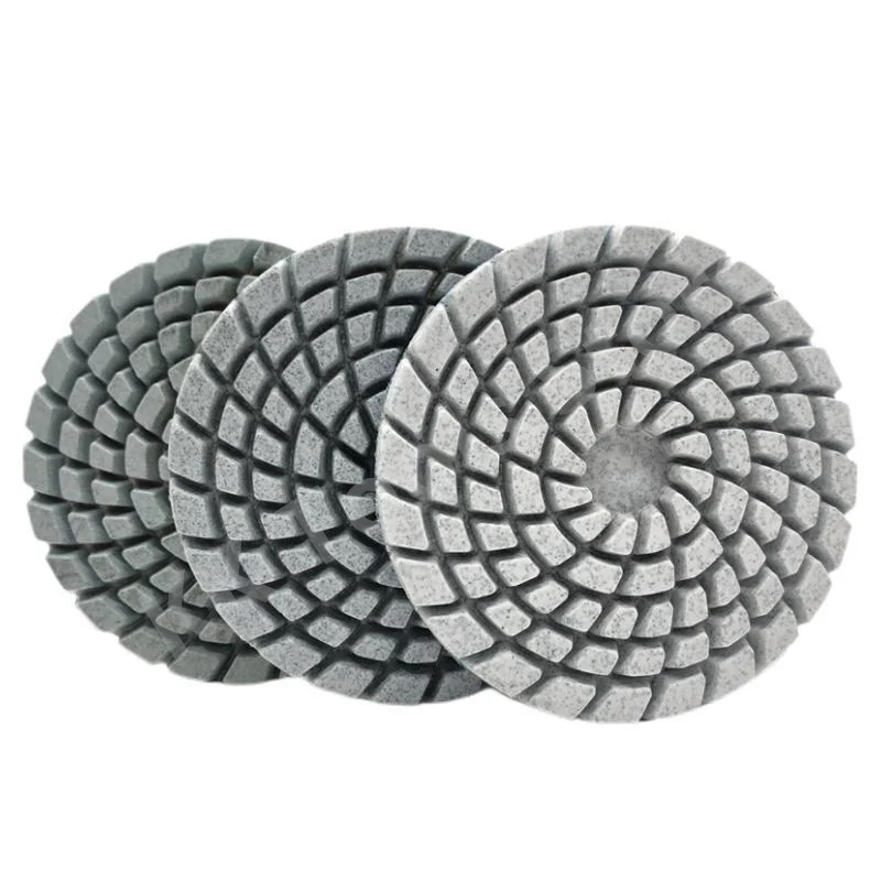 

7PCS 4Inch 100mm Diamond Polishing Pads Set Wet Gloss Pad Flexible Sanding Disc Tile Marble Granite Concrete Polishing Tools