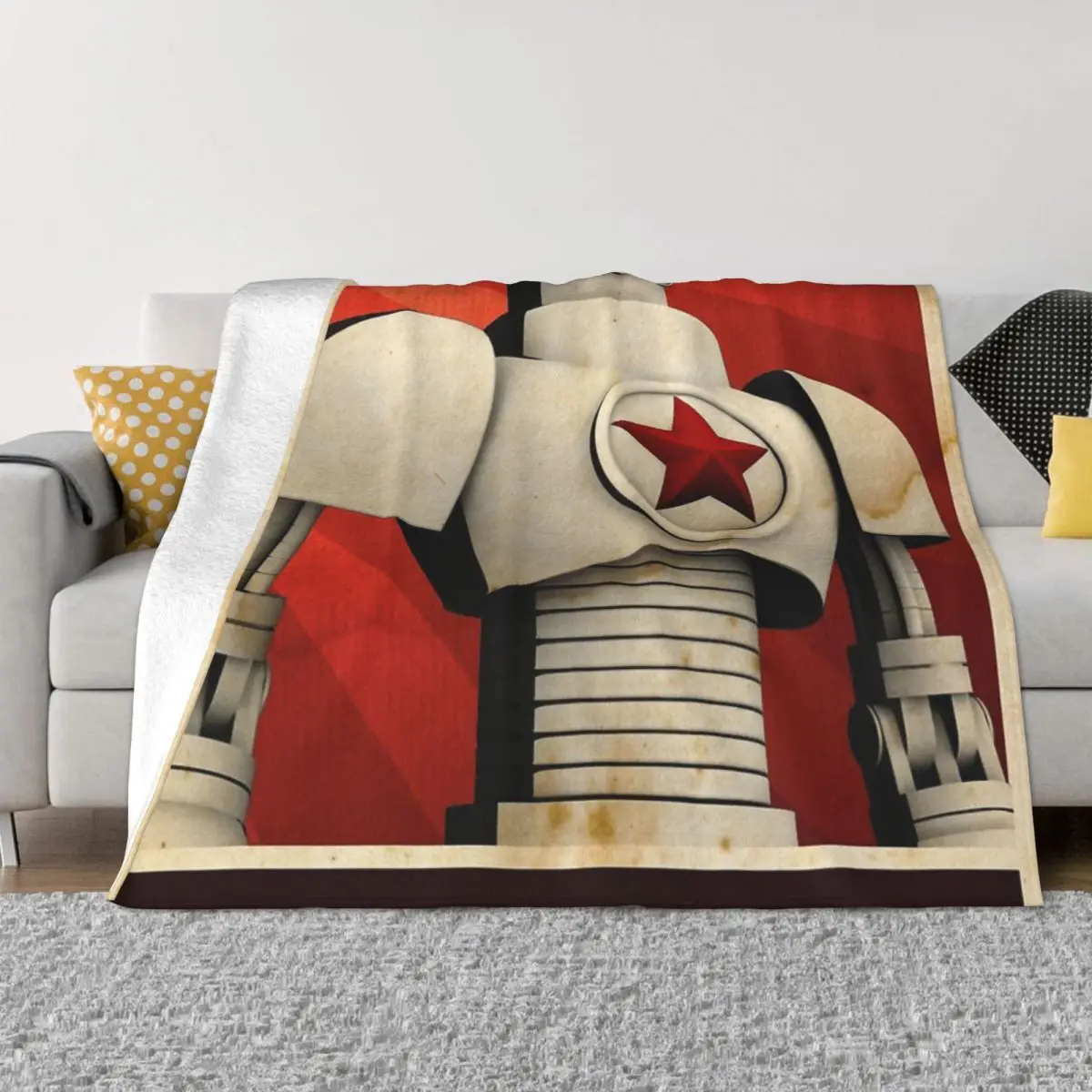 Robots - Comrades Of Steel Plush Knee Blanket Winter Blankets Home And Decoration Throw Blanket