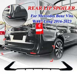 For Mercedes Benz Vito W447 Long 2016-2023 Car Tail Bumper Rear Corner Spoiler Kit Exterior Modified Accessories Glossy Black