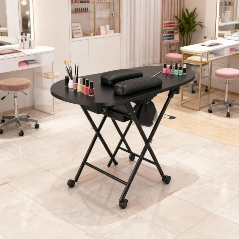

Professional Nail Table Manicure beauty Desk Nail Salon Furniture Beautician Reception manicure Tables Mesa De Nails Designer