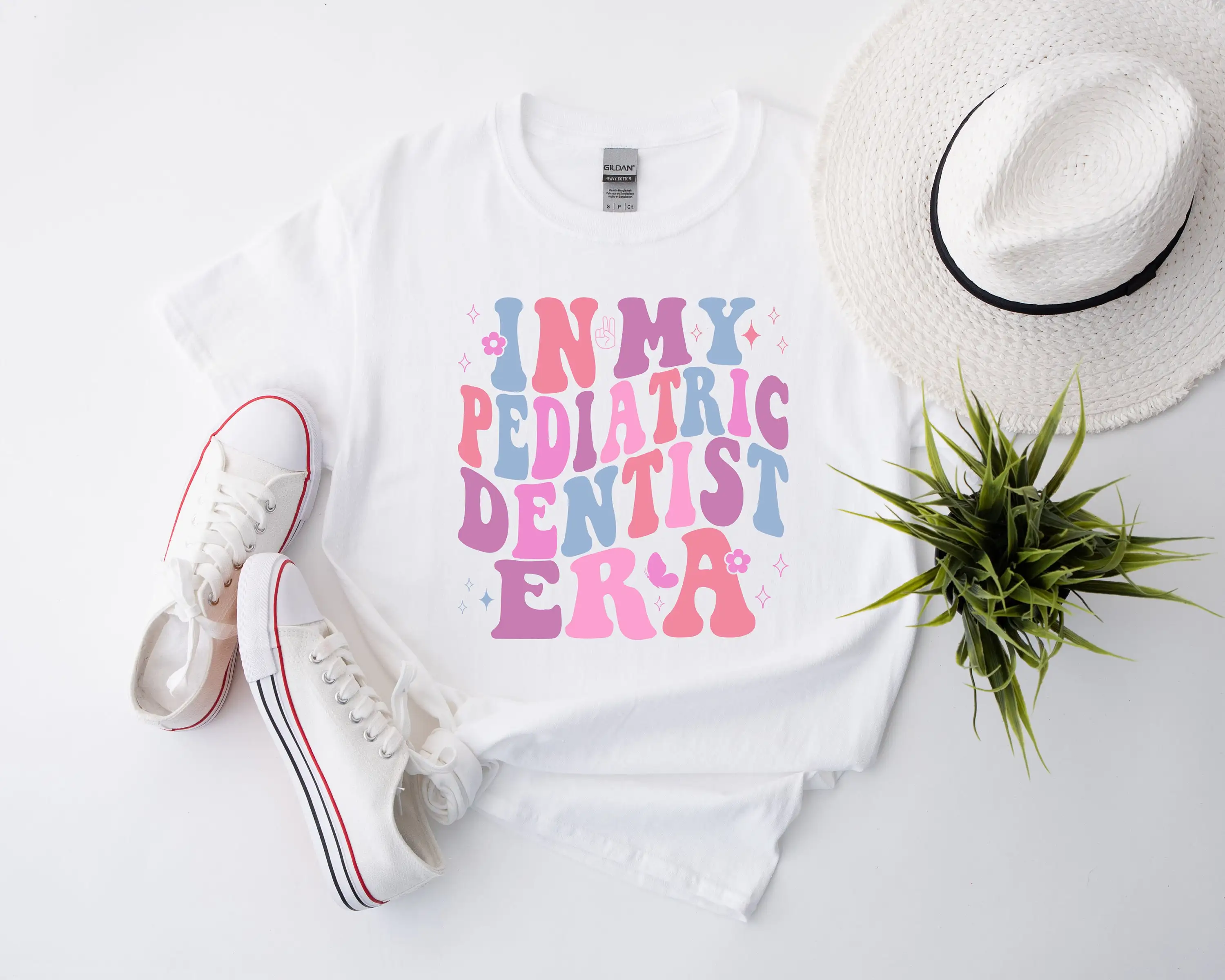 In My Pediatric Dentist Era T Shirt Dental AssistanT Hygienist s Cute Student Hygenie