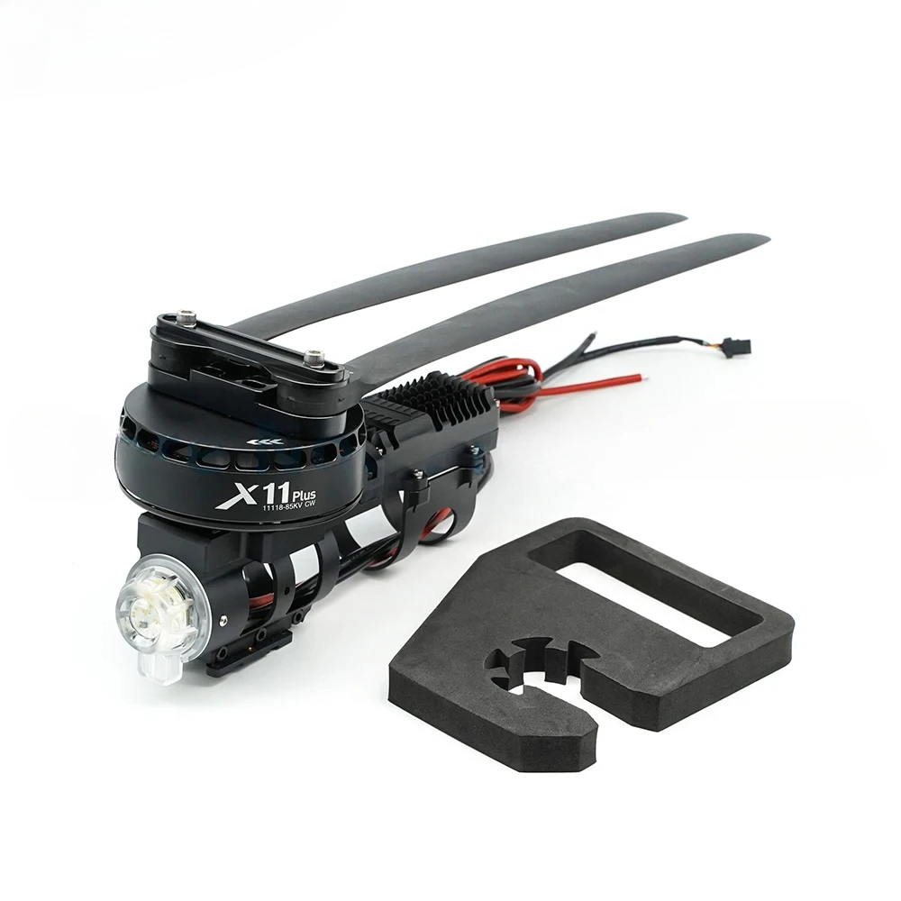 4 Sets Hobbywing X11 PLUS Motor Power 14S Plant Protection Maximum Pull 37kg with 4314 Folding Propeller for Agriculture UAV
