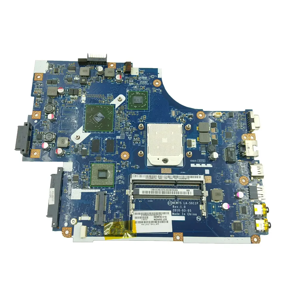 Imagem -06 - Placa-mãe do Portátil para Acer Aspire New75 La5911p 5551 5551g 5552 5552g Mb. Wve02001 Hd5650m Hd6470m