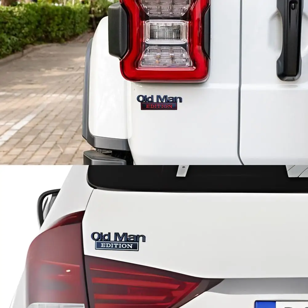 

Автомобильная 3D металлическая хромированная наклейка, эмблема OLD MAN EDITION, значок с логотипом, багажник автомобиля, кузов, дверь, Стайлинг, наклейки, автоаксессуары