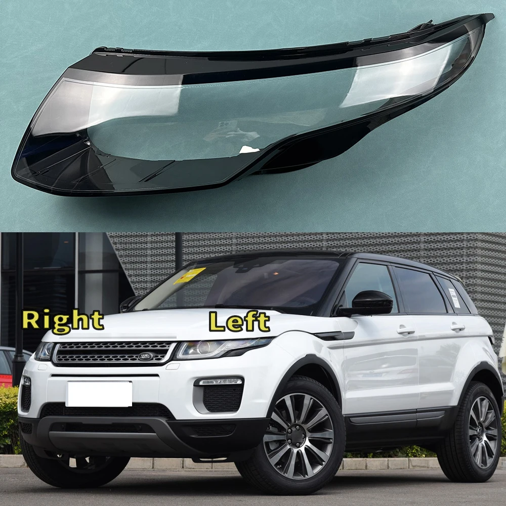 

For Land Rover Range Rover Evoque 2012-2018 Headlight Cover Lamp Shade Transparent Lampshade Headlamp Shell Lens Plexiglass