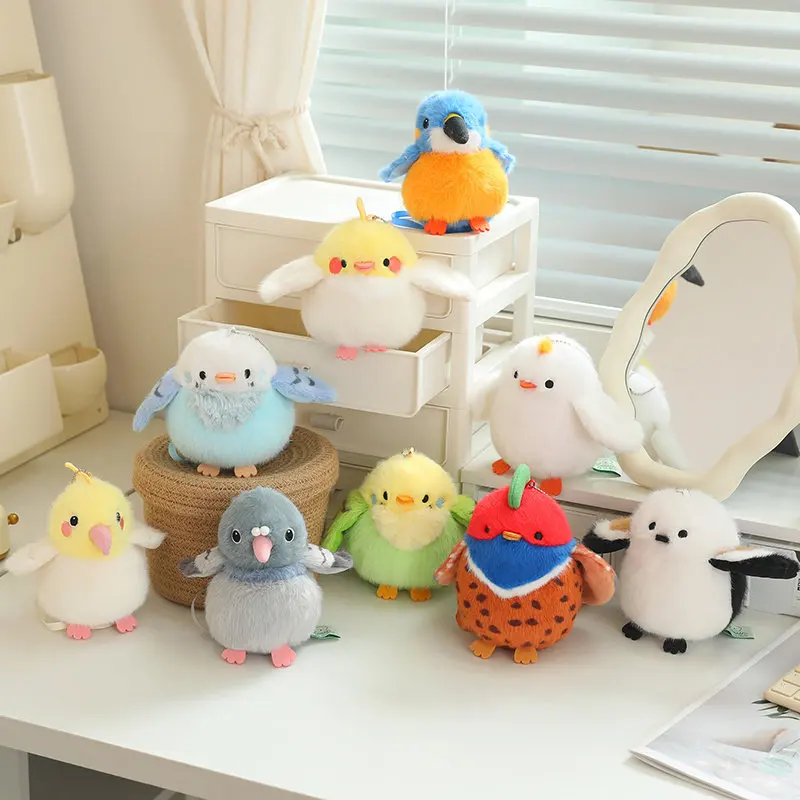 

Magnetic Shoulder Bird Plush Toy Cute Simulation Parrot Stuffed Doll Wearable Shoulder Plush Doll Kids Birthday Gift Cute Animal