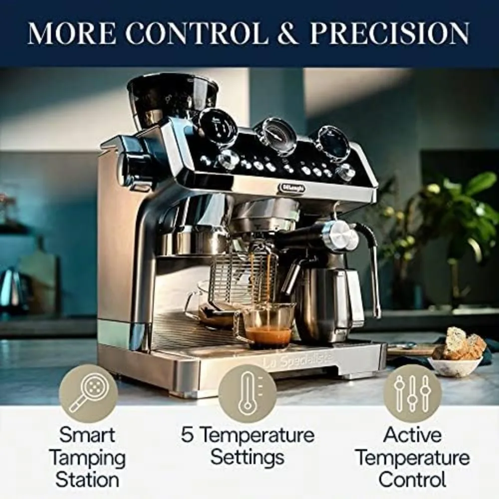 Ec9665 M La Specialista Maestro Espressomachine, Roestvrij Staal, Zilver, Zwart