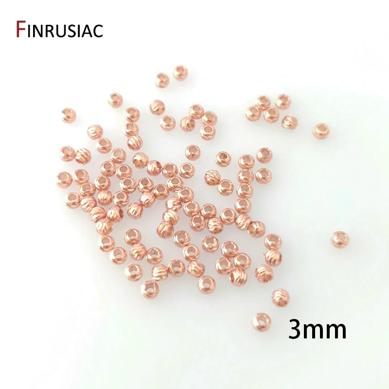 18 Karat vergoldete, gestreifte Blumenperlen, Trenner für Perlen, 2,5/3/4 mm Armband-Abstandsperlen, Schmuckherstellung, DIY-Zubehör – Detail 21